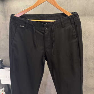 Jack K. Premium Keten Pantolon Siyah