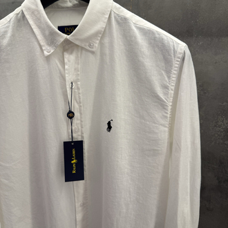 RL 2026 Premium Slim fit Ham Keten Beyaz Gömlek