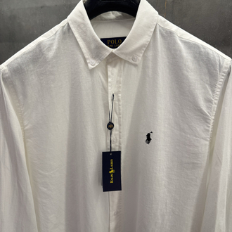 RL 2026 Premium Slim fit Ham Keten Beyaz Gömlek
