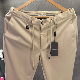 Emporio Armani Premium Bej Kumaş Pantolon