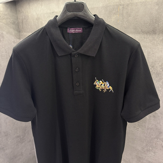 RL Premium Purple Label İthal Polo Yaka Siyah