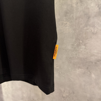 Hermes Ss’26 Premium Siyah Tişört