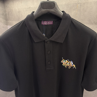RL Premium Purple Label İthal Polo Yaka Siyah