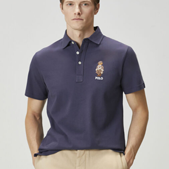 RL Premium Ayıcık Lacivert Polo Yaka
