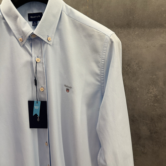 Gant Premium Oxford Slim fit Classic Gömlek Buz Mavi