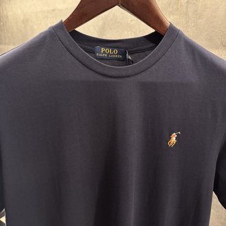 RL Premium Lacivert Tişört Renkli Logo