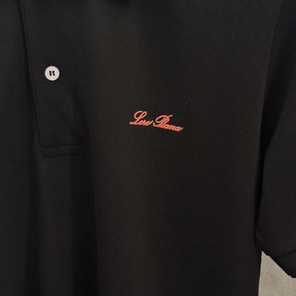 Loro Piana Ss’26 Premium Siyah Polo Yaka