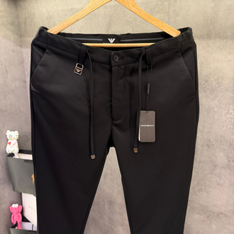 Emporio Armani Premium Siyah Kumaş Pantolon