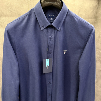 Gnt Premium Oxford Classic Lacivert Slimfit Gömlek