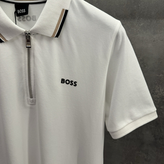 Boss 2026 Premium Polo Yaka Beyaz