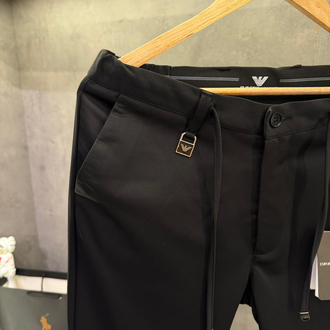 Emporio Armani Premium Siyah Kumaş Pantolon