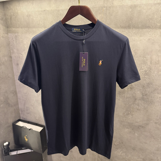RL Premium Lacivert Tişört Renkli Logo