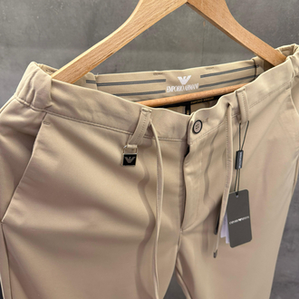 Emporio Armani Premium Bej Kumaş Pantolon