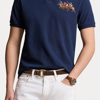 RL Premium Purple Label İthal Polo Yaka Lacivert