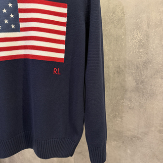 RL Premium American Flag Kazak Lacivert