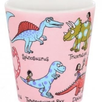 Tyrrell Katz Melamin Alıştırma Bardağı PINK DINO // PEMBE DİNOZOR

