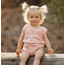 Antebies Toz Pembe Lastikli Body