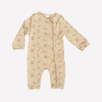 Auntie Me Organik Pale Khaki ‘Ancient History’ Set