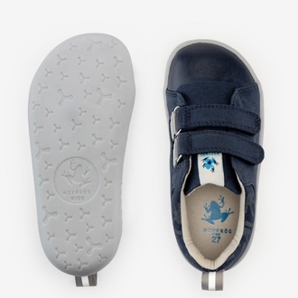 Hopfrög Smart Walker Canvas Play Lacivert Barefoot Çocuk Ayakkabı