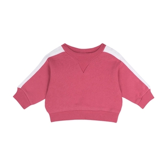 antebies Kontrast Pembe Sweatshirt Pantolon Set