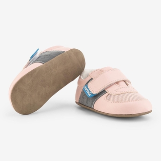 Hopfrög Smart Walker First Prime Havalı Pembe Barefoot İlk Adım Bebek Ayakkabı