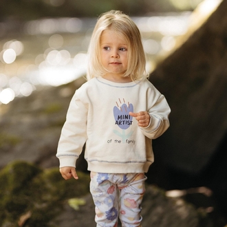 antebies Çiçek Basklı Sweatshirt Tayt Set

