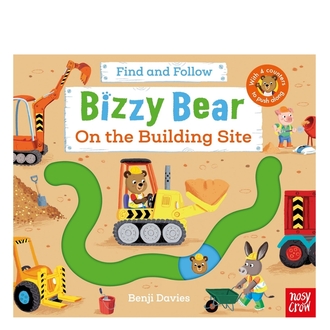 Bizzy Bear - Find and Follow On the Building Site Hareketli kitap