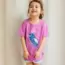 LITTLE YUCCA - "Comfy" Tshirt - Fuşya