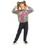 Mushi - Wow Leopar Kız Çocuk T-shirt Pantolon Takım