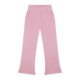 antebies Pembe İspanyol Paça Triko Tayt