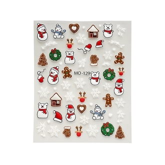 Mini & Kids Çocuk Tırnak Sticker Christmas - Snowman

