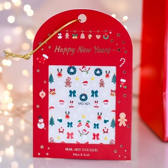 Mini & Kids Çocuk Tırnak Sticker Christmas