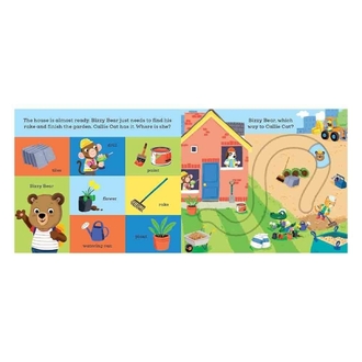 Bizzy Bear - Find and Follow On the Building Site Hareketli kitap