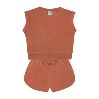 antebies Mercan Havlu Şortlu Set