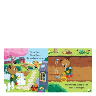 Bizzy Bear - Little Gardener Hareketli kitap 