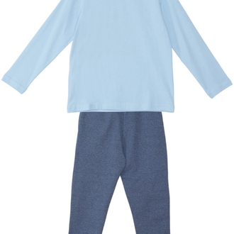 Denokids Helikopter Erkek Çocuk Uzun Kollu T-shirt Pantolon Takım

