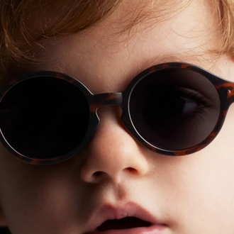 Izipizi Sun Kids #D Tortoise 9-36 Ay - Kahverengi Bebek Güneş Gözlüğü
