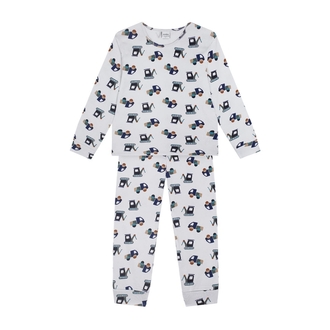 antebies İnşaat Ekibi Uzun Kollu Pijama Takımı