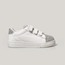 Merli&Rose Trio Büyük Çocuk Sneaker | Glare-Beyaz-Beyaz