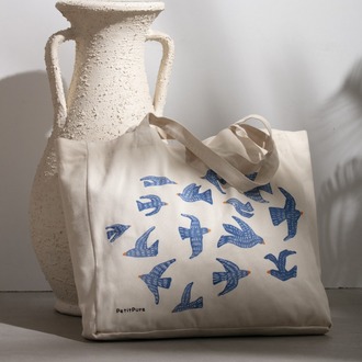 Bluebirds Tote Bag
