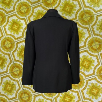 GOLD DÜĞMELİ SİYAH BLAZER