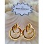 MODERN BÜYÜK KÜPE GOLD RENGİ