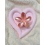 SEDEFLİ PEMBE LOTUS TOKA 8CM