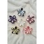 SEDEFLİ PEMBE LOTUS TOKA 8CM