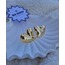 KALP FORM MODERN BÜYÜK KÜPE GOLD RENGİ