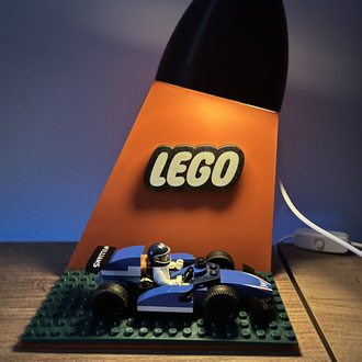 Dekoratif lego ışıklı stant