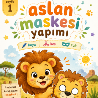 Aslan Maske Çalışması