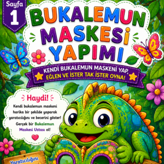 Bukalemun Maske Çalışması