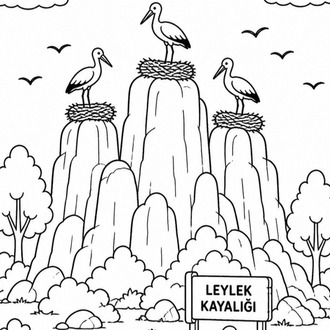 Afyon Leylek Kayalığı Boyama