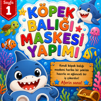 Köpek Balığı Maske Çalışması